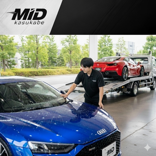 正規ディーラーグループの洗車・回送スタッフ✨高時給1,800円✅憧れの輸入車を輝かせる洗車・回送