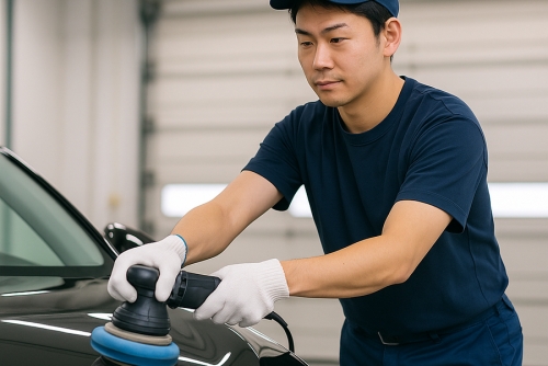 ✨未経験OK✅週3日～OK！クルマを磨く、プロの技