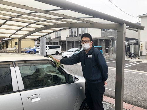 レンタカー店舗での洗車・清掃｜週4日・勤務時間も応相談で、プライベートとの両立・Wワークも可能
