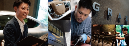 アストンマーティンのメカニック