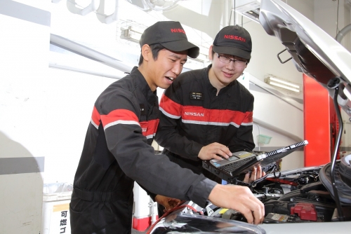 【自動車整備士】日産の正規ディーラーであなたのスキルを活かせます！