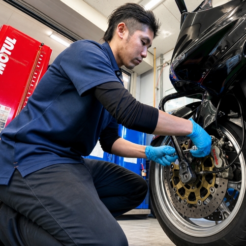 ライコランドで好きなバイクに関わりながら、無理なく長く働ける環境です