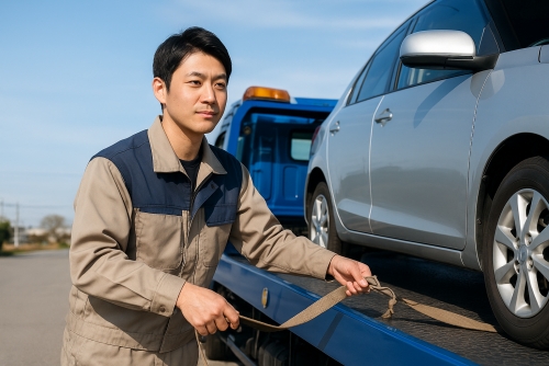 「ありがとう」が嬉しい。夜間ほぼ無しのロードサービス✨