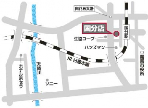 国分店　地図