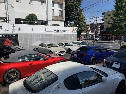 取り扱い車両の95％がマセラティです