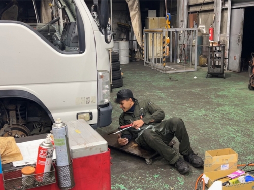 ◆若手中心で、風通しの良い整備工場