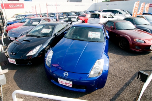 GTスポーツカーの展示場