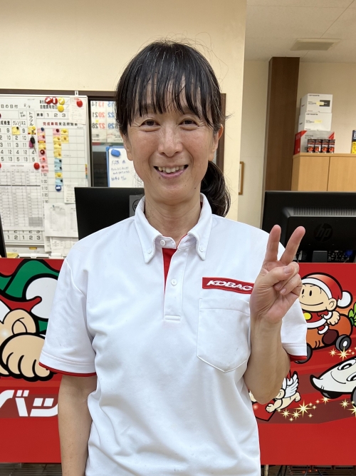 車検のコバックのコールセンターの水野です。