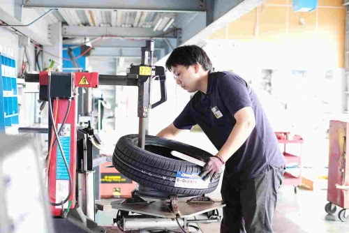 作業風景です。