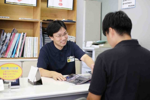 接客風景です。