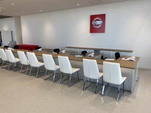 受付カウンター