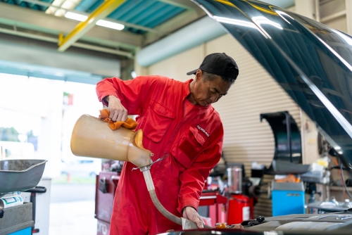 多種多様な車種の整備に関わることができる