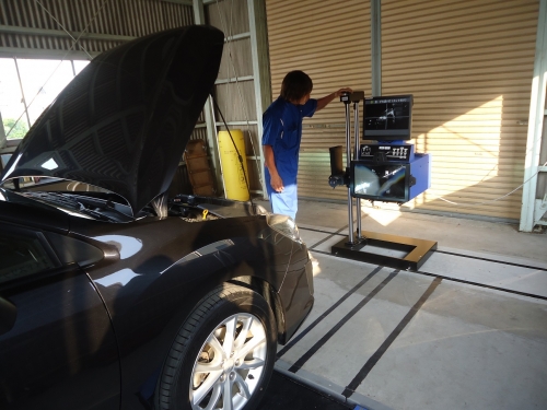 ヘッドライト光軸調整