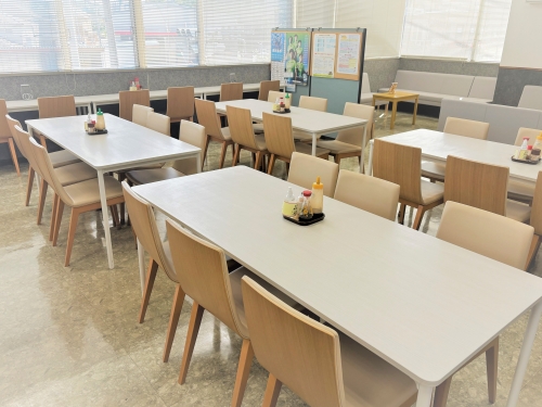 社員食堂があります