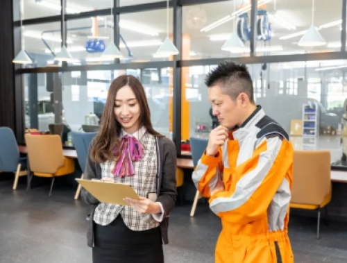 難しいことは整備士へ相談！同じ敷地内に工場完備