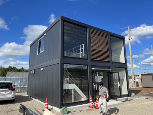 ヤード内新事務所！