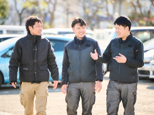 一緒に働く仲間です。